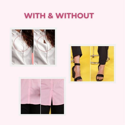 Fashion Dressing Tape (Pack of 18) Invisible Double-Sided Body Tape (Fabric and Skin Friendly) Strong Adhesive for All Day use | Transparent, Clear in Saudi Arabia