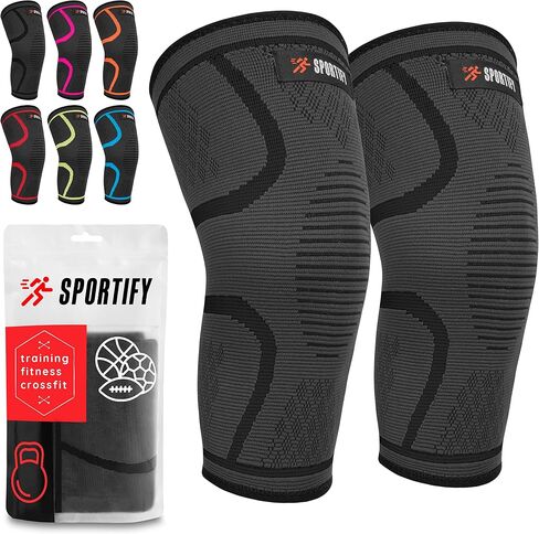 2 Pack Knee Sleeves for Knee Pain - Knee Compression Sleeves - Rodilleras para Dolor de Rodillas - Knee Pads ACL in Saudi Arabia