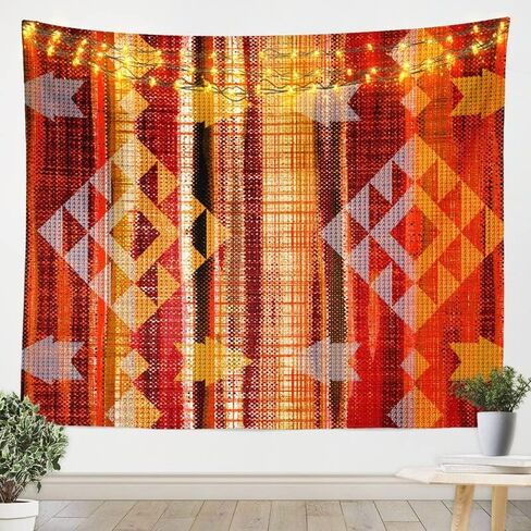 Feelyou Kids Vintage Tapestry Abstract Words Wall Hanging for Boys Children Teens Bedroom Decor Modern Wall Blanket Black Wall Art Small 51"x59" in Saudi Arabia