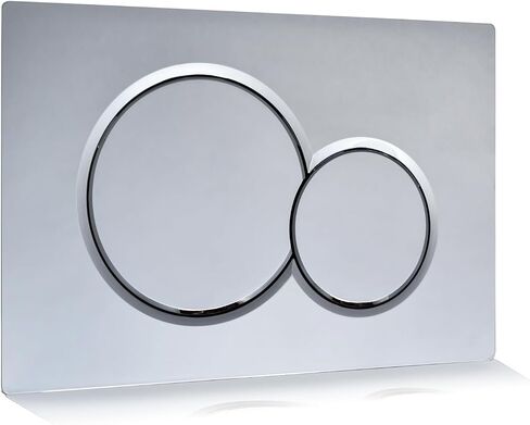 Wall Hung Toilet Water Tank Dual Flush Plate,Compatible with Geberit Sigma01-115.770.21.5,Noise Reduction,Toilet Replacement Parts with Plastic,Easy Installation(Plated) in Saudi Arabia