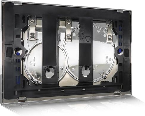 Wall Hung Toilet Water Tank Dual Flush Plate,Compatible with Geberit Sigma01-115.770.21.5,Noise Reduction,Toilet Replacement Parts with Plastic,Easy Installation(Plated) in Saudi Arabia