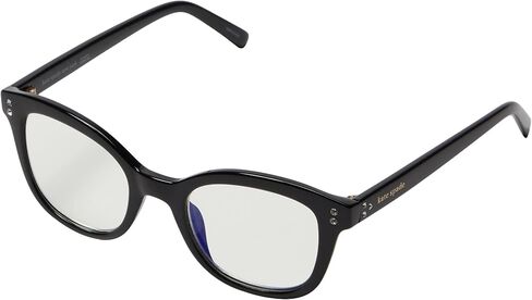 Kate Spade New York Women's Tanea Blue Light Readers Square Reading Glasses, Black/Demo Lens, 48mm, 20mm + 1.5 in Saudi Arabia