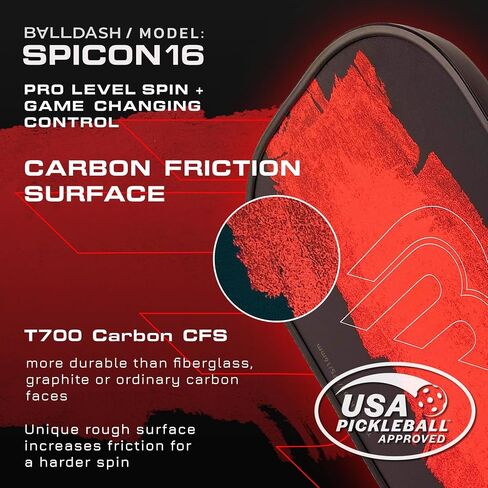 Pickleball Paddles -4 Options to Choose from for Any Level of Play. Variations Pro, Advanced USAPA Approved, Intermediate, Athletic Set of 2 - Pickleball Rackets T700 Raw Carbon Fiberglass Surface in Saudi Arabia