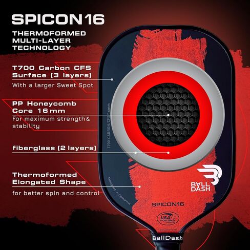 Pickleball Paddles -4 Options to Choose from for Any Level of Play. Variations Pro, Advanced USAPA Approved, Intermediate, Athletic Set of 2 - Pickleball Rackets T700 Raw Carbon Fiberglass Surface in Saudi Arabia