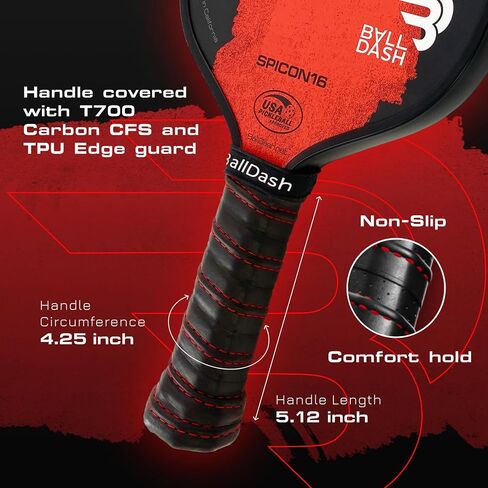 Pickleball Paddles -4 Options to Choose from for Any Level of Play. Variations Pro, Advanced USAPA Approved, Intermediate, Athletic Set of 2 - Pickleball Rackets T700 Raw Carbon Fiberglass Surface in Saudi Arabia