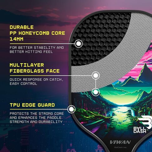 Pickleball Paddles -4 Options to Choose from for Any Level of Play. Variations Pro, Advanced USAPA Approved, Intermediate, Athletic Set of 2 - Pickleball Rackets T700 Raw Carbon Fiberglass Surface in Saudi Arabia