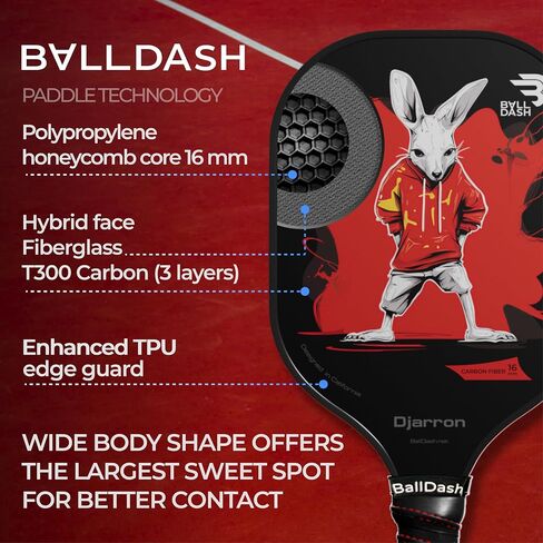 Pickleball Paddles -4 Options to Choose from for Any Level of Play. Variations Pro, Advanced USAPA Approved, Intermediate, Athletic Set of 2 - Pickleball Rackets T700 Raw Carbon Fiberglass Surface in Saudi Arabia