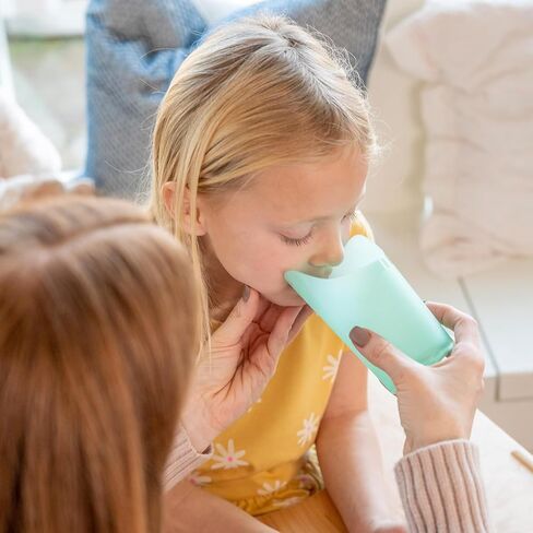 TalkTools CutOut Nosey Cups - Drinking Glass for Stable & Fixed Position, Special Drinking Cups, Therapy Training Cups, Motor and Coordination Support (All 3 Sizes (Pink, Blue & Green)) in Kuwait