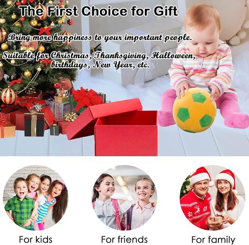 9" Plush Soccer Ball Stuffed Toy, Plush Football Pillow Soccer Gift for Kids, White-Green in Saudi Arabia