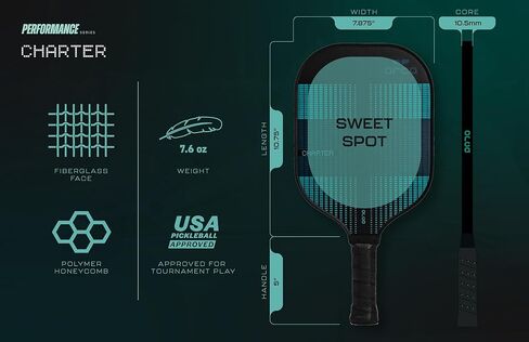 Orca Pickleball Paddles, Performance Series Pickleball Paddles Designed for Control and Precision, USA Pickleball Approved in Saudi Arabia