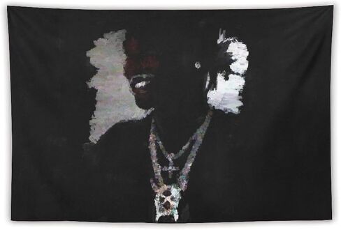 غطاء ألبوم Ken Music Merch A Great Album، غطاء ألبوم مغني الراب، ملصقات معلقة على الحائط لغرفة المعيشة، الكلية، غرفة النوم، ديكور غرفة النوم، راية العلم 60 × 40 بوصة أسود in Saudi Arabia