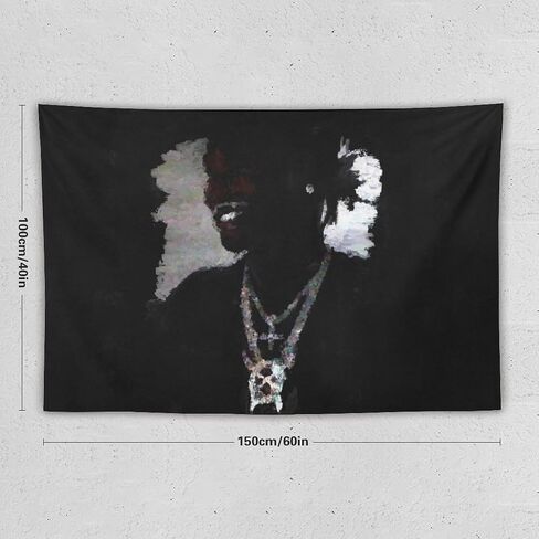 غطاء ألبوم Ken Music Merch A Great Album، غطاء ألبوم مغني الراب، ملصقات معلقة على الحائط لغرفة المعيشة، الكلية، غرفة النوم، ديكور غرفة النوم، راية العلم 60 × 40 بوصة أسود in Saudi Arabia