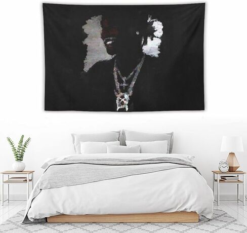 غطاء ألبوم Ken Music Merch A Great Album، غطاء ألبوم مغني الراب، ملصقات معلقة على الحائط لغرفة المعيشة، الكلية، غرفة النوم، ديكور غرفة النوم، راية العلم 60 × 40 بوصة أسود in Saudi Arabia