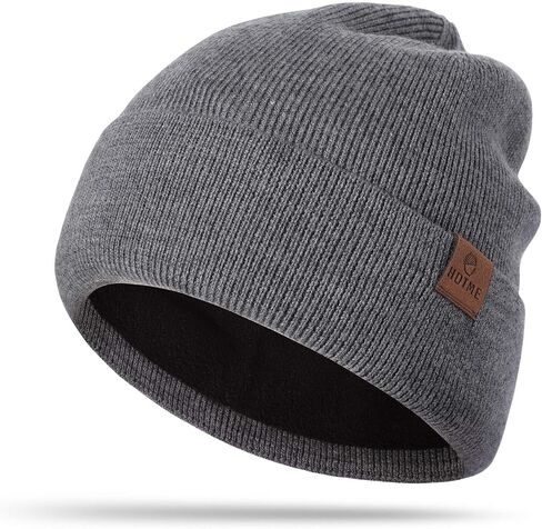 100% Merino Wool Cuff Beanie Hat, Unisex Warm Winter Caps Soft, Breathable & Cozy Stretchy Knitted Cuffed Cap in Saudi Arabia