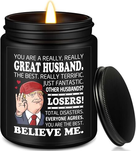 Husband Gifts - Husband Gifts from Wife - Jar Candle for Husband Christmas - Cool Husband Christmas Birthday Gift Ideas - Unique Birthday Gifts for Husband - Present for Husband Hubby in Saudi Arabia