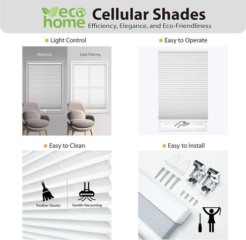 DEZ FURNISHINGS غطاء خلوي لاسلكي بمرشح للضوء مقاس 1.5 بوصة، عرض 35.5 بوصة × ارتفاع 48 بوصة، مرمر in Kuwait