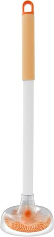 Toilet Brush with Lengthen Handle Unique Octopus Shape Design Toilet Bowl Brush Cute Toilet Brush Head can Easy for Deep Cleaning Bathroom Accessories (Green) in Saudi Arabia