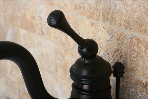 Kingston Brass KB1405BL Victorian Mono Block Lavatory Faucet, Oil Rubbed Bronze in Kuwait