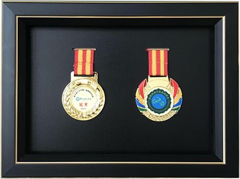 Medal Display-Medal Display Box-3D Medal Box Photo Frame Marathon Medal Display Stand, Triathlon, Football Gymnastics, All Sports Medal Badge (8*6in) (8*6in) in Saudi Arabia