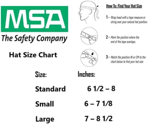 MSA Skullgard Cap Style Safety Hard Hat with Suspension - Non-Slotted Cap, Made of Phenolic Resin, Radiant Heat Loads up to 350F | Staz-On Pinlock Suspension in Saudi Arabia