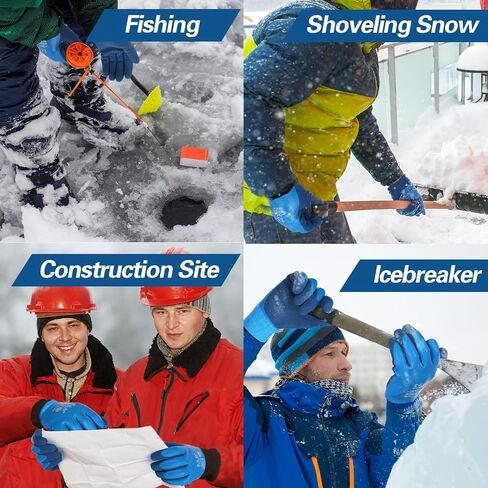 Waterproof Winter Work Gloves for Men Thermal Insulated Gloves Warm Freezer Working Gloves for Cold Weather in Kuwait