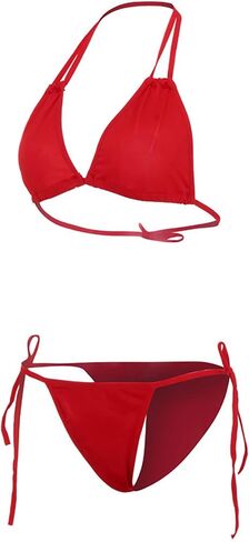 HiSexy Women's Sexy Keyhole Bikini Set Two Piece Halter Neck Swimsuit Cutout Lace Up Swimwear Bathing Suit in Saudi Arabia