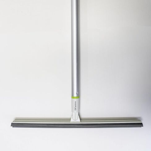 Multi-Blade Floor Squeegee Broom for Cleaning Dry/Wet Hard Floor/Bathroom/Wall with Low Friction car Wiper Rubber Blade can Push and Pull Easily and for Low Pile/Thin Area Rug Hair Cleaning in Saudi Arabia