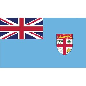 JMM Industries Fiji Flag Vinyl Decal Sticker Matanitu Tugalala o Viti Fijian Car Window Bumper 2-Pack 5-Inches by 3-Inches Premium Quality UV-Resistant Laminate PDS429