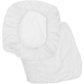 Beavorty Chair Protector Office Chair Armless Computer Chairs Cover Dining Computer Chair Covers Garden Chair Covers Slipcovers for Office Chairs Seat Pad Cover Split White