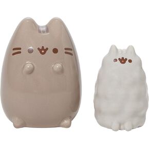 Enesco Pusheen The Cat and Stormy Sculpted Salt and Pepper Shaker Set, 3.54 Inch, Multicolor
