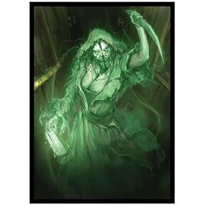 Fantasy North - Lady Donahue - Murderous Apparition – 100 Smooth Matte TCG Trading Card Sleeves - Fits Magic MTG Commander Pokemon and Other Card Games - Playing Card Sleeves