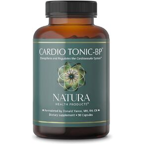 Natura Health Products Cardio Tonic-BP Supplement - Strengthens & Regulates The Cardiovascular System* - Featuring L-Citrulline, Hawthorn Leaf and Flower, Arjuna, & MegaNatural®-BP (90 Capsules)