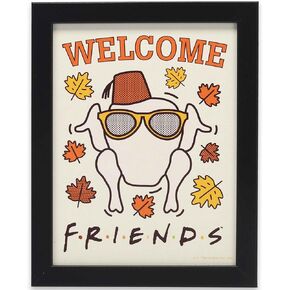 Friends The TV Series I'd Rather Be Watching Friends Framed Wall Decor - Nostalgic Friends Wall Art With Fountain