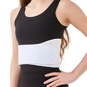 Rib Chest Injury Abdominal Binder Belt Brace Broken Compression Wrap Brace Breast Belt Elastic Supports for Cracked Bruised, Intercostal Muscle Strain