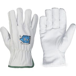 Superior Glove Endura Goatskin Leather Work Gloves Arc Flash Cut Resistant Safety Hand Protection