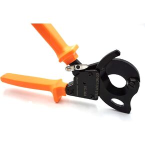 Ratcheting Cable Cutter, 400mm2 Aluminum Copper Wire Cutters for Cutting electrical wire as Ratchet Wire Cutters (400mm2)