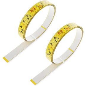2 Pack Self-Adhesive Ruler Tape 39 Inches Metal Double Scale Adhesive Tape Measure Left to Right Sticky Measuring Tapes with Adhesive Backing for Woodworking Saw Drafting Table (Yellow) in Saudi Arabia