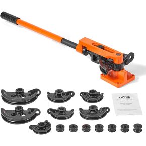 VEVOR أنبوب أنبوب بندر، 3/8 "إلى 1" دليل أنبوب بندر، مع 7 يموت، أنابيب بندر أنبوب الثقيلة من النحاس المعدني الصلب، لمحلات الإصلاح، الأزرق in Kuwait
