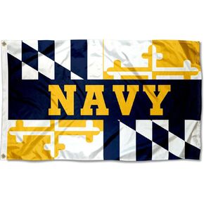 College Flags & Banners Co. US Navy Midshipmen Maryland State Flag