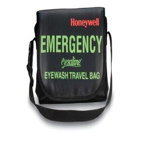 Honeywell Sterile Saline Eye Wash Solution Personal Travel Bag,Black, 4 x 9 x 13 Inch