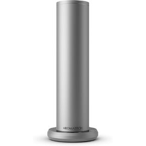 AromaTech New AroMini BT Plus Scent Diffuser w/Bluetooth – Cold-Air Diffusion Scent Machine for Home, Office, Hotel, Spa – Nebulizing Diffusion System for Essential Oil Blends – Silver
