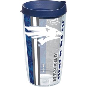 Tervis Made in USA Double Walled University of Nevada Wolf Pack Insulated Tumbler Cup Keeps Drinks Cold & Hot, 16oz, College Pride