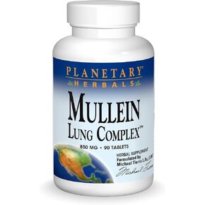 Planetary Herbals Mullein Lung Complex 90 Tablets