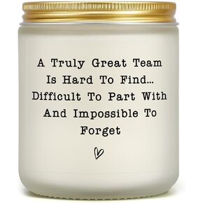CINGUE Leaving Job Gifts for Coworkers, Coworker Appreciation Gift, Women Men Team Gift, Lavender Scented Candle, Goodbye Gifts for Boss Coach Nurse, Thank You, Farewell, Going Away, Retirement Gifts