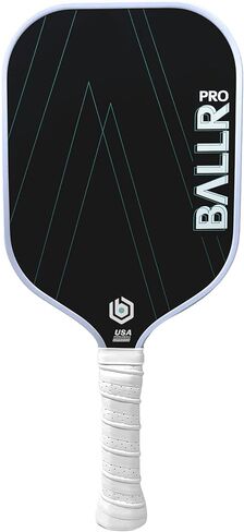 مجداف BALLR Pro Pickleball مع سطح من ألياف الكربون الخام T700 - 16 مم - معتمد من USAPA in Kuwait