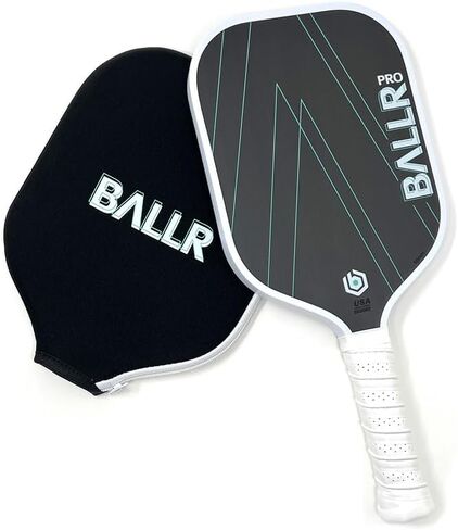 مجداف BALLR Pro Pickleball مع سطح من ألياف الكربون الخام T700 - 16 مم - معتمد من USAPA in Kuwait