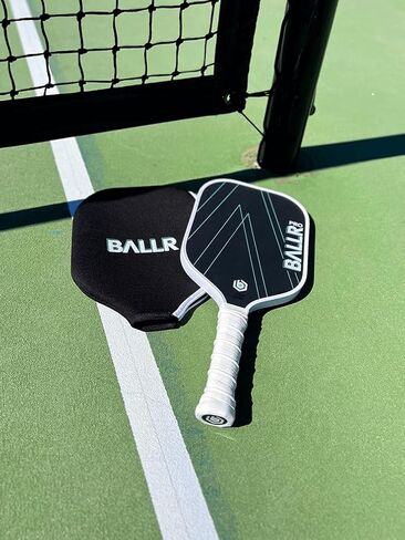 مجداف BALLR Pro Pickleball مع سطح من ألياف الكربون الخام T700 - 16 مم - معتمد من USAPA in Kuwait