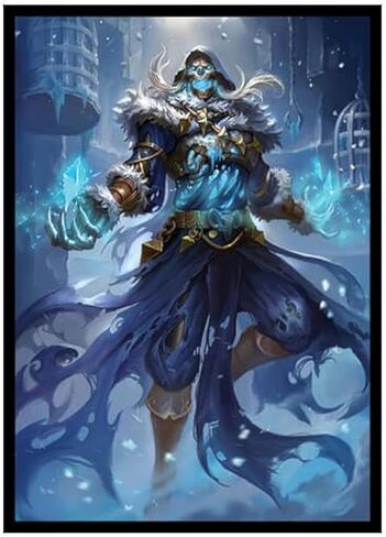 Fantasy North - Lady Donahue - Murderous Apparition – 100 Smooth Matte TCG Trading Card Sleeves - Fits Magic MTG Commander Pokemon and Other Card Games - Playing Card Sleeves in Saudi Arabia