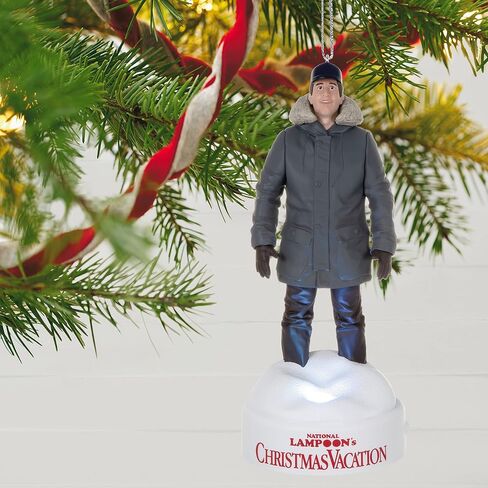 Hallmark Keepsake Christmas Ornament ,Plastic,2022, National Lampoon's Christmas Vacation Collection Clark Griswold, Light and Sound in Saudi Arabia