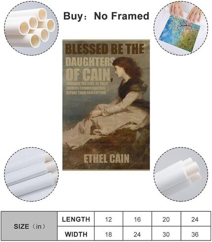 BCZZGUI Ethel Cain Canvas Poster Bedroom Decoration Landscape Office Valentine's Birthday Gift Unframe-style12x18inch(30x45cm) in Saudi Arabia